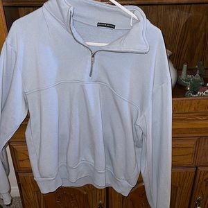 Light blue great condition brandy Melville zip up